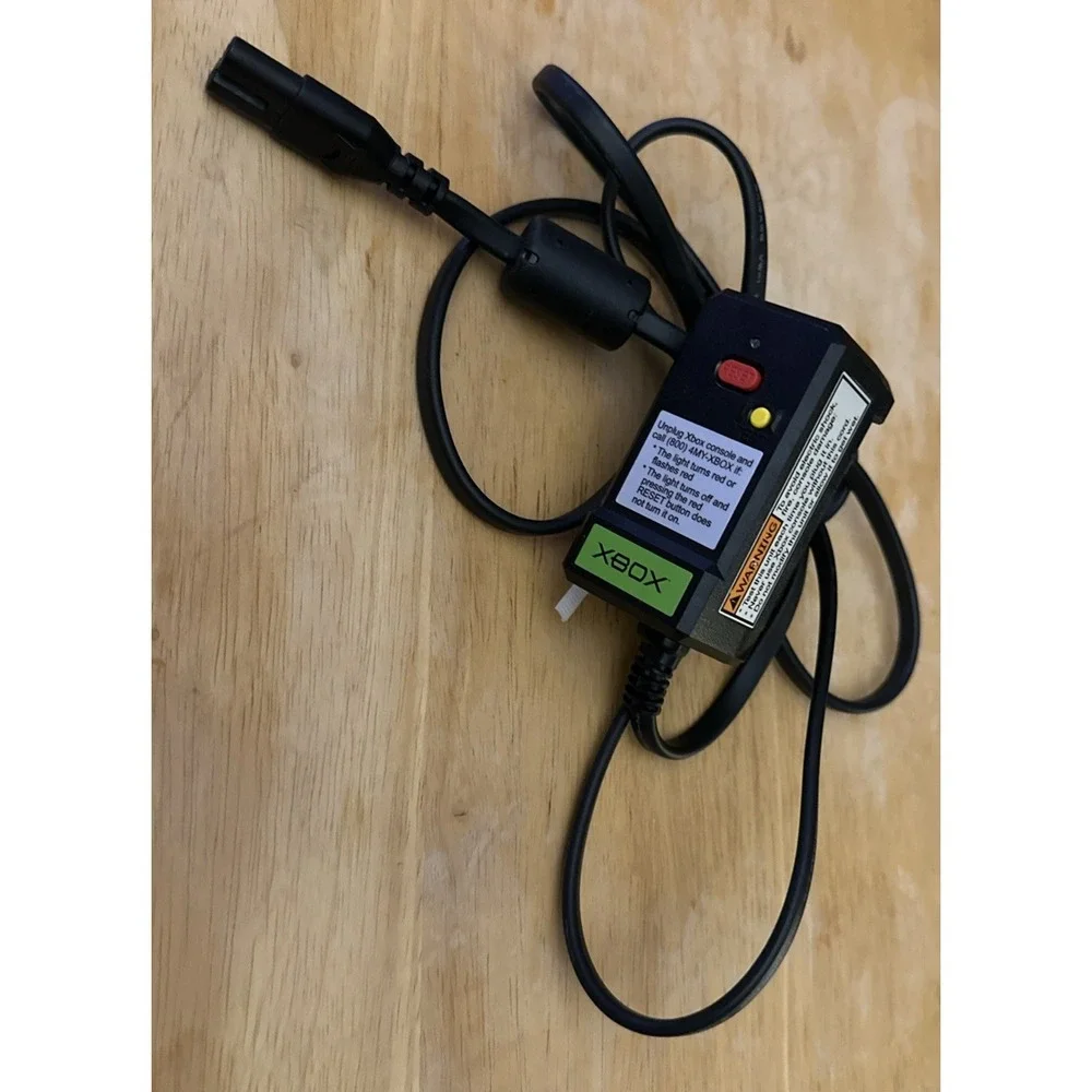 Original Microsoft OEM Xbox Power Surge Supply AC ADAPTER CABLE GREAT CONDITION